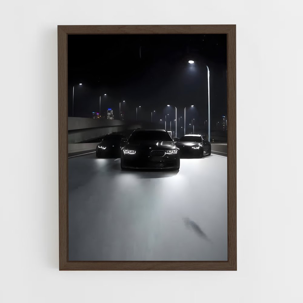 Poster Vitesse Nocturne Bmw Édition chic (vue 5)